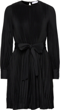 Satin Miami Dress Kort Klänning Black Cathrine Hammel
