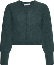 Mohair Petit Cardigan Tops Knitwear Cardigans Green Cathrine Hammel