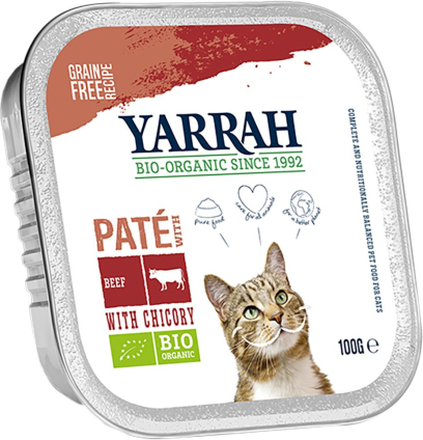 Sparpaket Yarrah Bio 12 x 100 g - Pâté: Bio-Huhn & Bio-Truthahn mit Bio-Aloe Vera