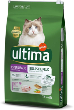 Ultima Cat Sterilized Hairball - Sparpaket: 2 x 7,5 kg