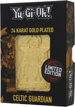 Yu Gi Oh! Limited Edition 24K Gold Plated Collectible Celtic Guardian by Fanattik