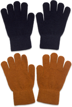 Magic Gloves 2-Pack Accessories Gloves & Mittens Mittens Svart CeLaVi*Betinget Tilbud
