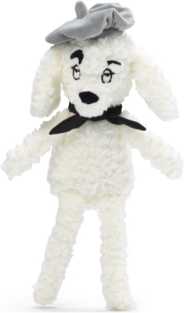Snuggle - Rebel Poodle Vanilla White Toys Soft Toys Stuffed Animals Hvit Elodie Details*Betinget Tilbud
