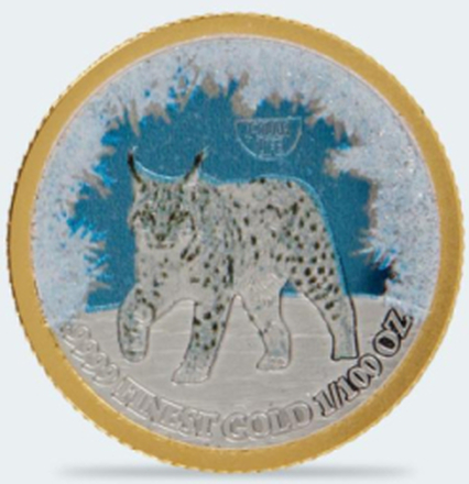 Sammlermünzen Reppa Polar Life Münze Eurasischer Luchs