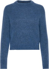 Mohair Girlfriend Sweater Pullover Blå Cathrine Hammel*Betinget Tilbud