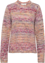 Crvinnah Knit Pullover Tops Knitwear Jumpers Pink Cream