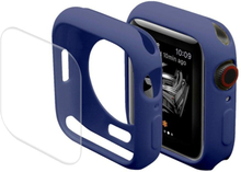 ENKAY Apple Watch (41mm) TPU cover with screen protector - Dark Blue