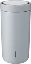 "To Go Click To Go Kop 0.2 L. Soft Cloud Home Tableware Cups & Mugs Thermal Cups Grey Stelton"