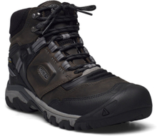 Ke Ridge Flex Mid Wp M Magnet-Black Shoes Sport Shoes Outdoor-hiking Shoes Black KEEN