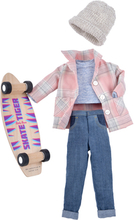 Käthe Kruse Street outfit med skøjter board