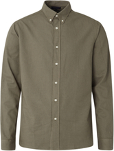 Classic Flannel B.d Shirt Skjorte Uformell Grønn Lexington Clothing*Betinget Tilbud