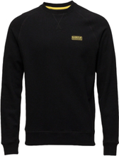 B.intess Crew Neck Designers Sweatshirts & Hoodies Sweatshirts Black Barbour