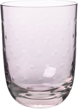 Crystal Soda Glass Home Tableware Glass Drinking Glass Rosa Louise Roe*Betinget Tilbud