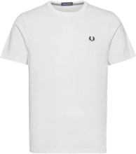 Crew Neck T-Shirt T-shirts Short-sleeved Hvit Fred Perry*Betinget Tilbud