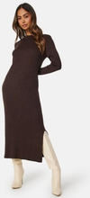 SELECTED FEMME Eloise LS Knit Dress Java Detail: Lurex S
