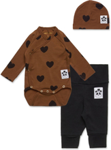 Basic Hearts Baby Kit Sets Sets With Body Multi/mønstret Mini Rodini*Betinget Tilbud