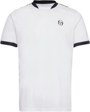 Club Tech T-Shirt T-shirts Short-sleeved Hvit Sergio Tacchini*Betinget Tilbud
