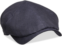 Newsboy Slim Cap Accessories Headwear Flat Caps Blå Wigéns*Betinget Tilbud