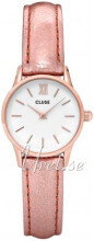 Cluse CLUCL50020 Classic Hvit/Lær Ø24 mm