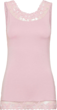 Florence Top T-shirts & Tops Sleeveless Rosa Cream*Betinget Tilbud