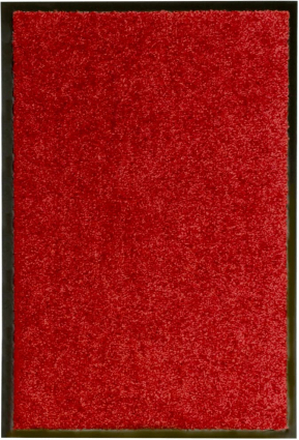 vidaXL Dörrmatta tvättbar röd 40x60 cm
