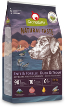 GranataPet Natural Taste Trockenfutter Ente & Forelle - 12 kg