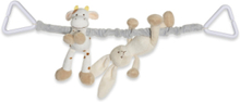 Diinglisar, Pram Hanger, Rabbit & Cow Baby & Maternity Strollers & Accessories Stroller Toys Grey Teddykompaniet