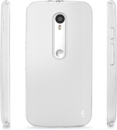 Suojakuori, läpikuultava, Motorola Moto G3, TPU-kumi