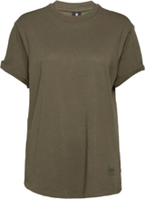 Lash Fem Loose R T S\S Wmn T-shirts & Tops Short-sleeved Kakigrønn G-Star RAW*Betinget Tilbud