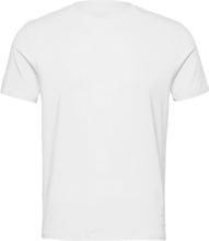 Panos Emporio Bamboo/Cotton Tee Crew T-shirts Short-sleeved Hvit Panos Emporio*Betinget Tilbud