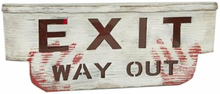 Skilt My Other Me Exit Way out Lys med lyd (48 x 18 x 5 cm)