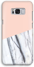 Samsung Galaxy S8 Volledig Geprint Hoesje (Hard) (Glossy) - A touch of peach