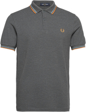 Twin Tipped Fp Shirt Polos Short-sleeved Svart Fred Perry*Betinget Tilbud