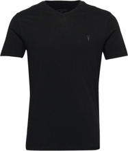 Tonic V-Neck T-shirts Short-sleeved Svart AllSaints*Betinget Tilbud