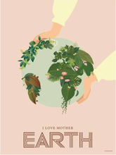 I Love Mother Earth Home Decoration Posters & Frames Posters Botanical Multi/patterned Vissevasse