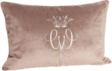 Pillow Case Royal Beige/Grå 40X60 Cm Home Textiles Cushions & Blankets Cushion Covers Beige Carolina Gynning*Betinget Tilbud