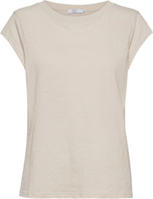 Cc Heart Basic T-Shirt T-shirts & Tops Short-sleeved Brun Coster Copenhagen*Betinget Tilbud