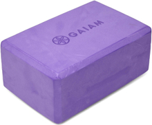 Gaiam Purple Block Accessories Sports Equipment Yoga Equipment Yoga Blocks And Straps Lilla Gaiam*Betinget Tilbud