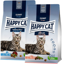 Mixpaket Happy Cat Culinary Adult - 2 x 1,3 kg Lachs & Forelle