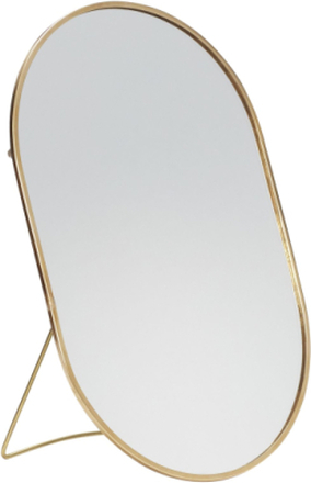 View Bordspejl Home Furniture Mirrors Round Mirrors Gold Hübsch