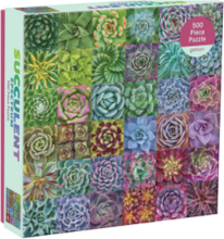 Succulent Spectrum 500 Piece Puzzle Home Decoration Puzzles & Games Multi/patterned New Mags