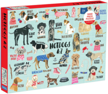 Hot Dogs A-Z 1000 Pieces Puzzle Home Decoration Puzzles & Games Multi/mønstret New Mags*Betinget Tilbud