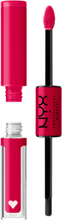 Shine Loud Pro Pigment Lip Shine Lipgloss Sminke Rosa NYX Professional Makeup*Betinget Tilbud