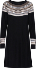 Dresses Flat Knitted Knælang Kjole Black Esprit Casual