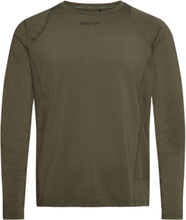 Adv Essence Ls Tee M Sport T-shirts Long-sleeved Khaki Green Craft