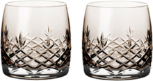 Crispy Copal Aqua Vandglas Home Tableware Glass Drinking Glass Grey Frederik Bagger