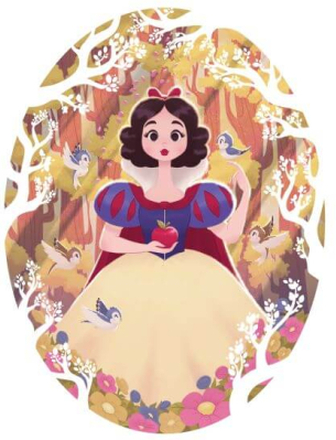 Disney 100 Years Of Snow White Women's T-Shirt - White - 4XL - White