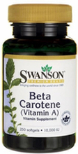 Swanson Beta Carotene [Vitamin A] 10.000 IU - 250 kaps.