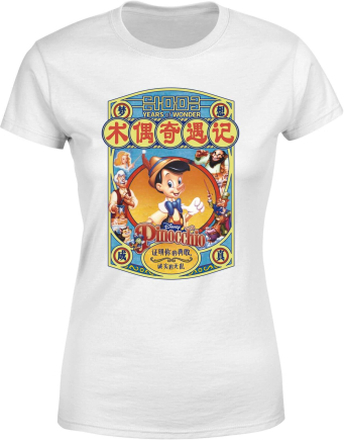 Disney 100 Years Of Pinocchio Women's T-Shirt - White - L - White