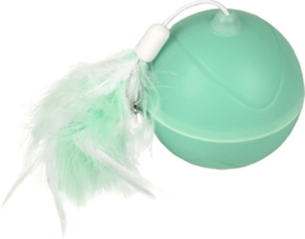 FLAMINGO 2-i-1 LED lekeball Magic Mechta grønn 7cm